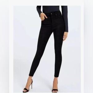 EUC-Good American Suede Like Jeggings